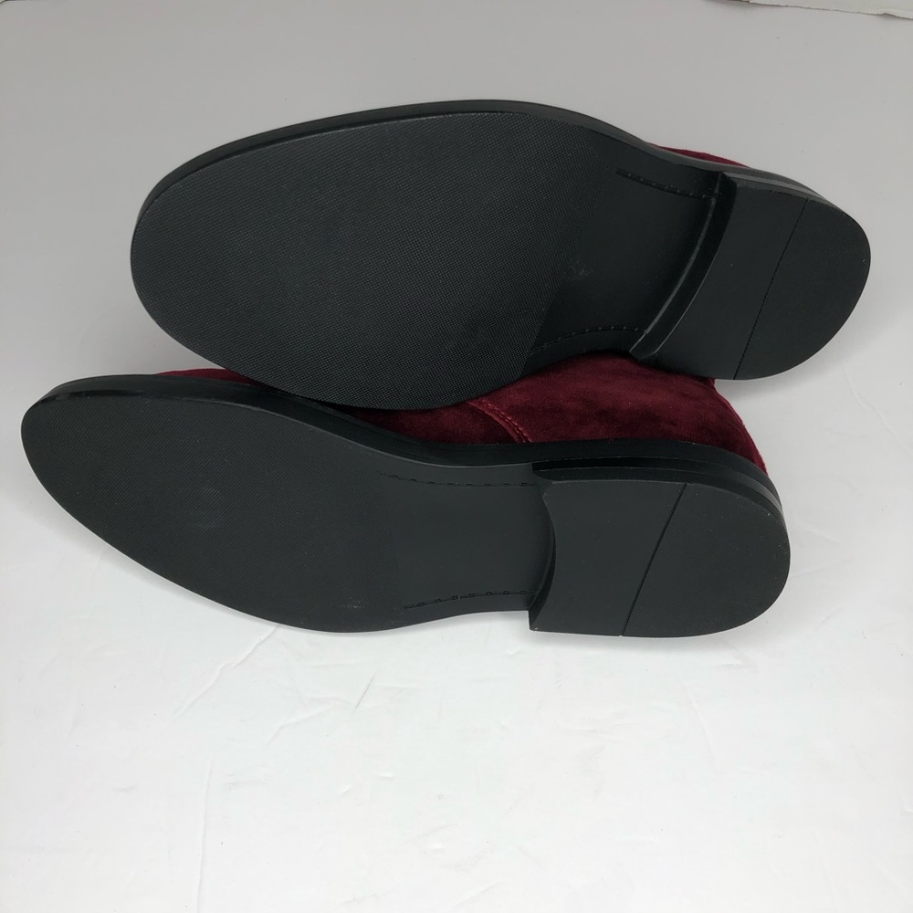 I.N.C mens Salem Velvet Burgundy Chukka Boot shoe - Picture 7 of 8